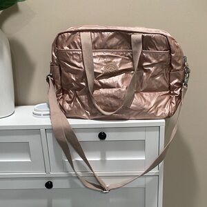 New Kipling metallic rose bag